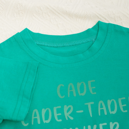Custom Kids' T-Shirt, Toddler Top, Personalized Name