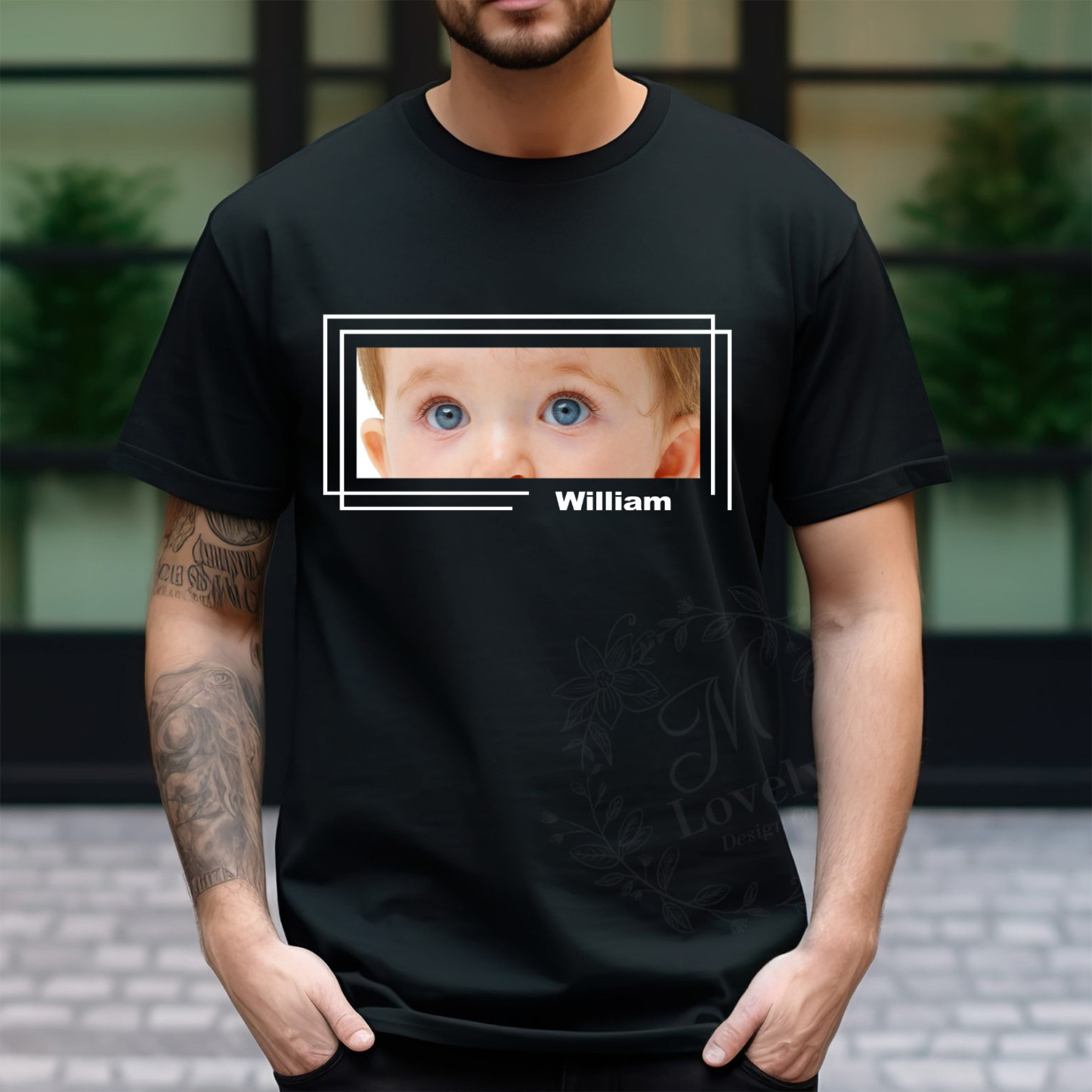 Custom Eyes Shirt, Baby Eyes Tee