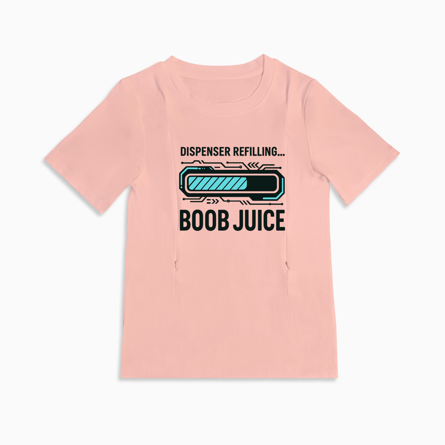 Breastfeeding T-Shirt for New Moms | Funny Boob Juice Slogan