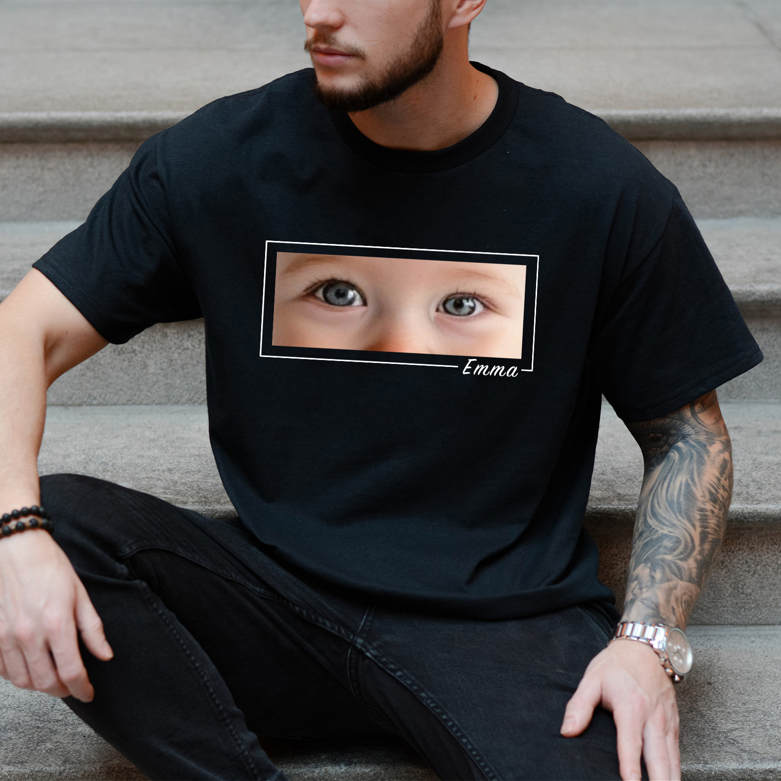 Custom Eyes Shirt, Baby Eyes Tee