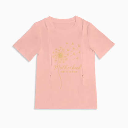 Relatable Mom T-Shirt with Nursing Zippers | Motherhood Unfiltered