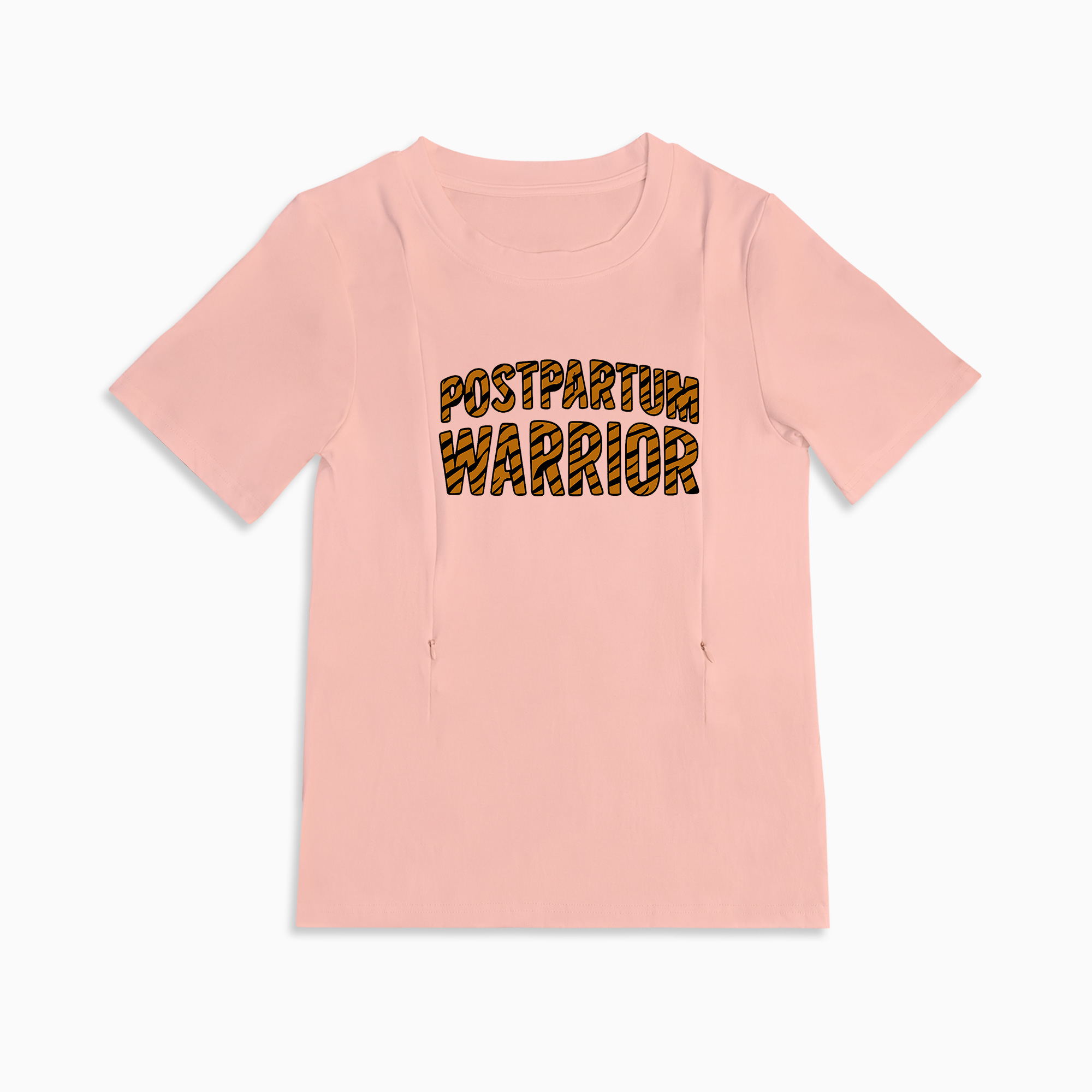Empowering Mom T-Shirt with Nursing Zippers | Postpartum Warrior