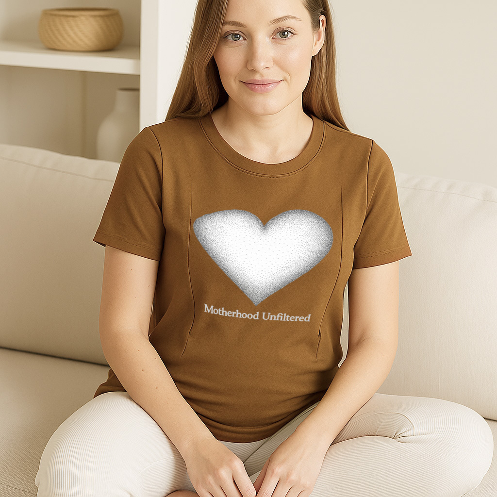 Nursing Wear for New Moms | Motherhood Unfiltered Funny | brand