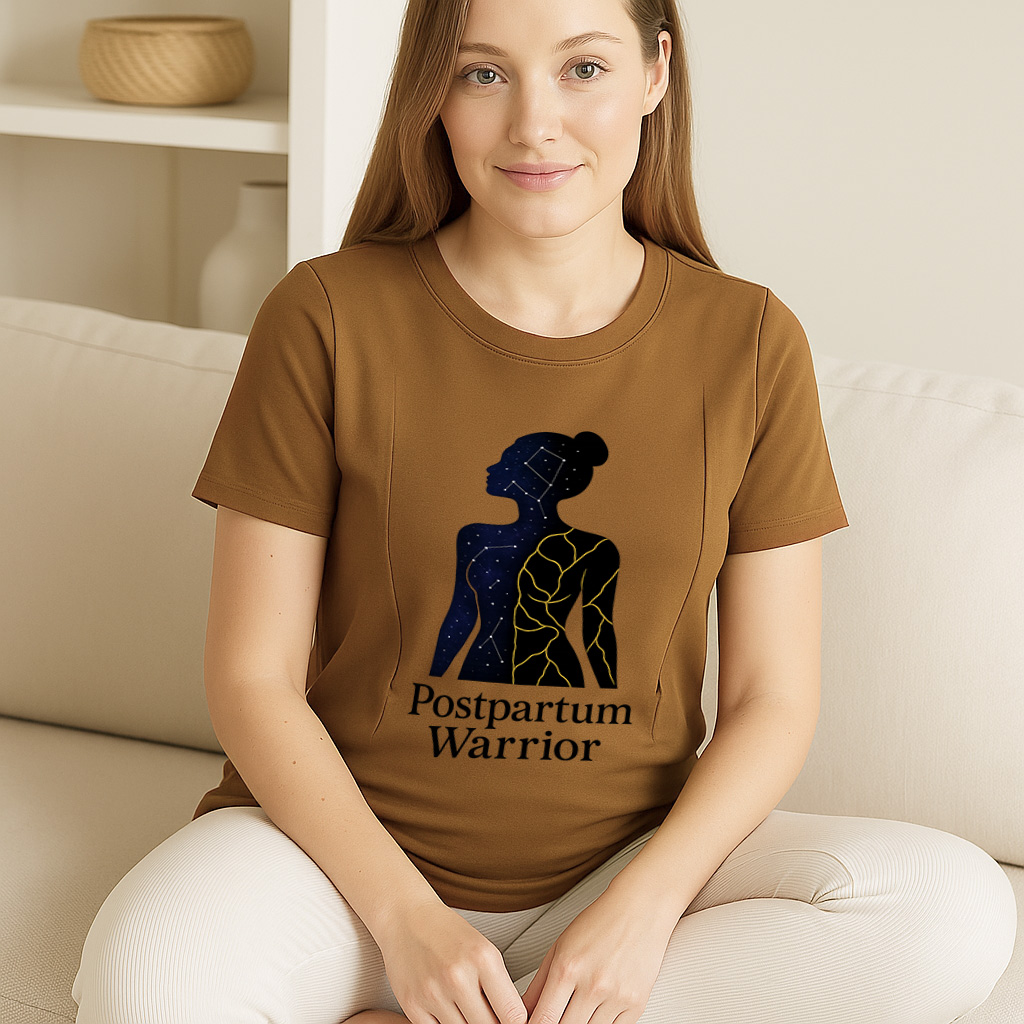 Nursing Wear for Strong Mamas | Postpartum Warrior T-Shirt