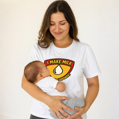 Totkeeps I Make Milk Nursing Tee | Zipper Breastfeeding | brand