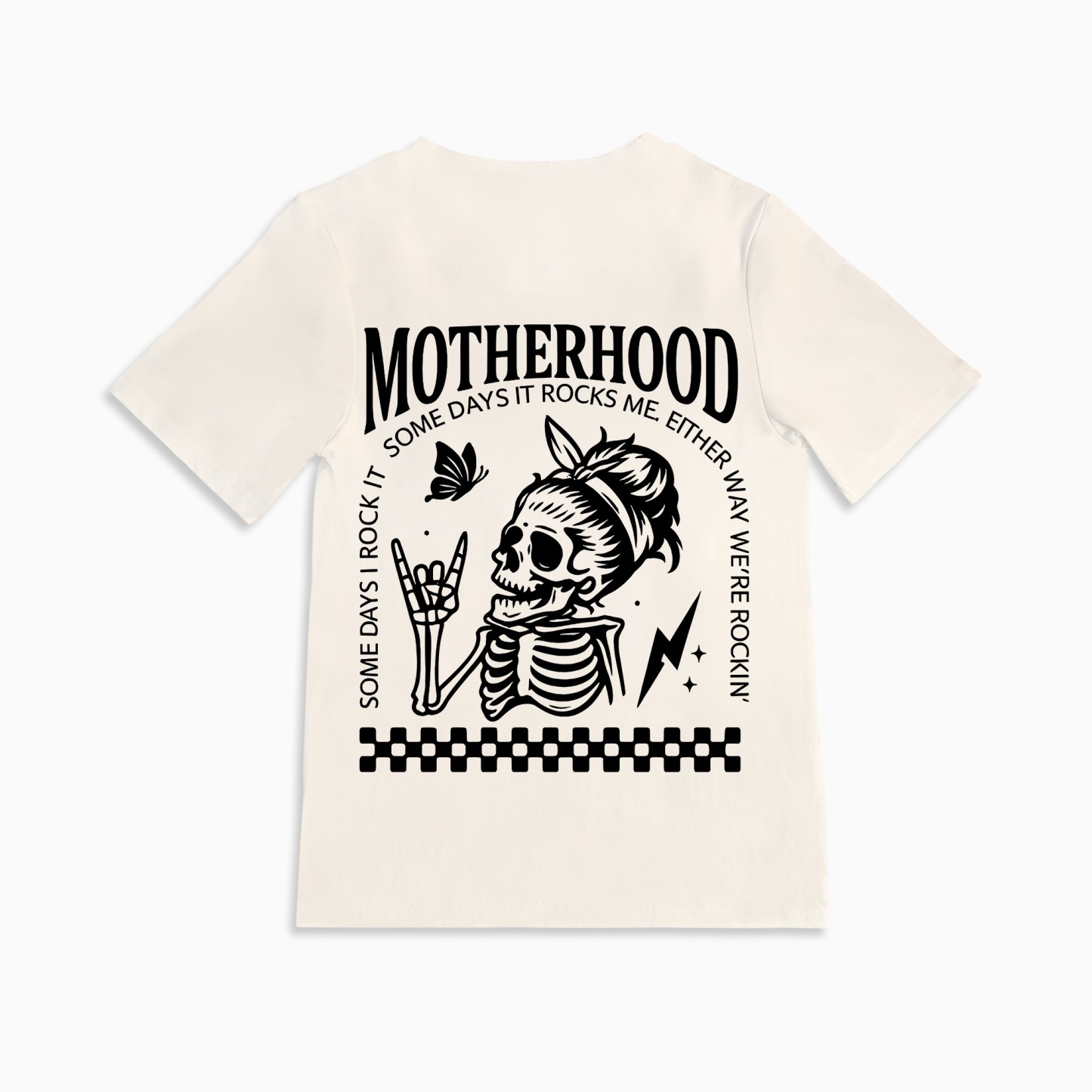 Mom Breastfeeding Nursing T-Shirt - Motherhood Sometimes I Rock It Sometimes It Rocks Me