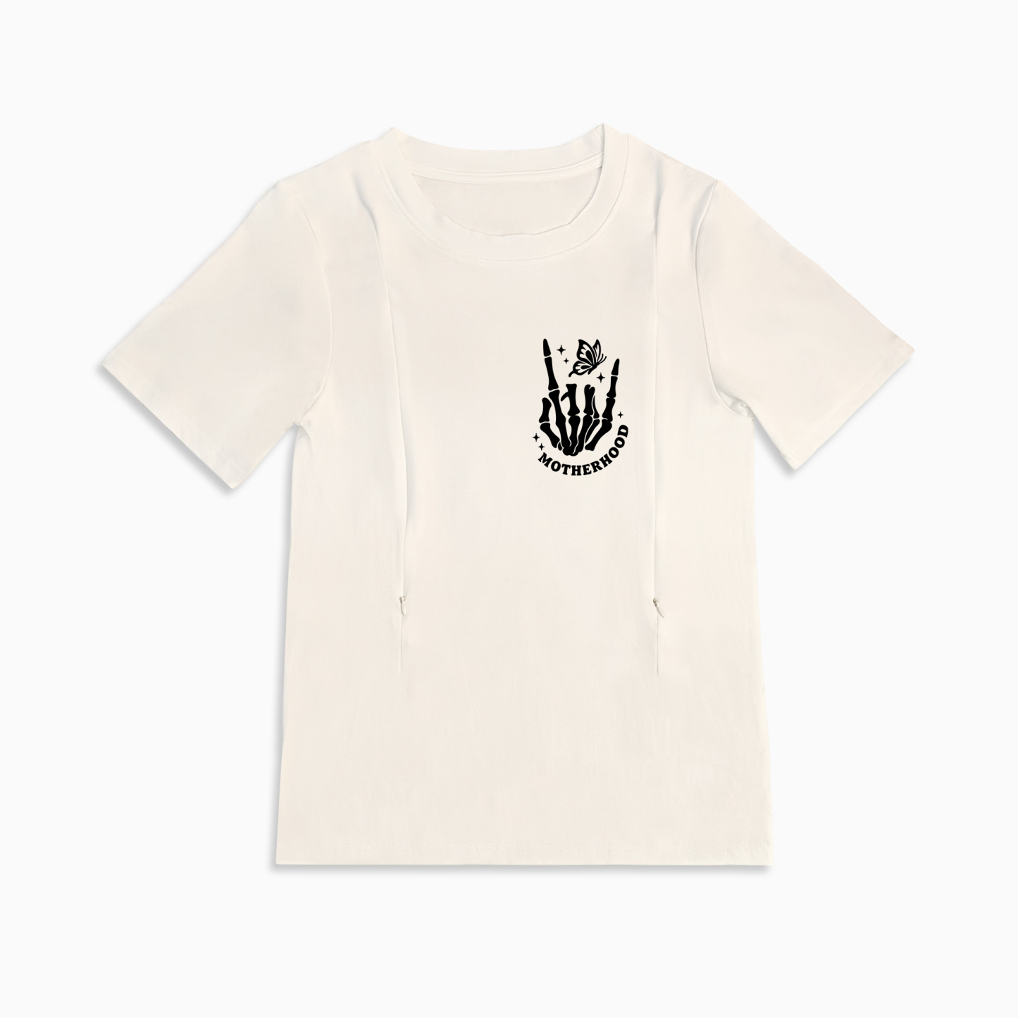 Mom Breastfeeding Nursing T-Shirt - Motherhood Sometimes I Rock It Sometimes It Rocks Me