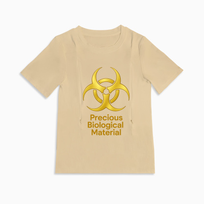 Liquid Gold Inside Nursing Tee | Side Zipper for Easy Breastfeeding Access