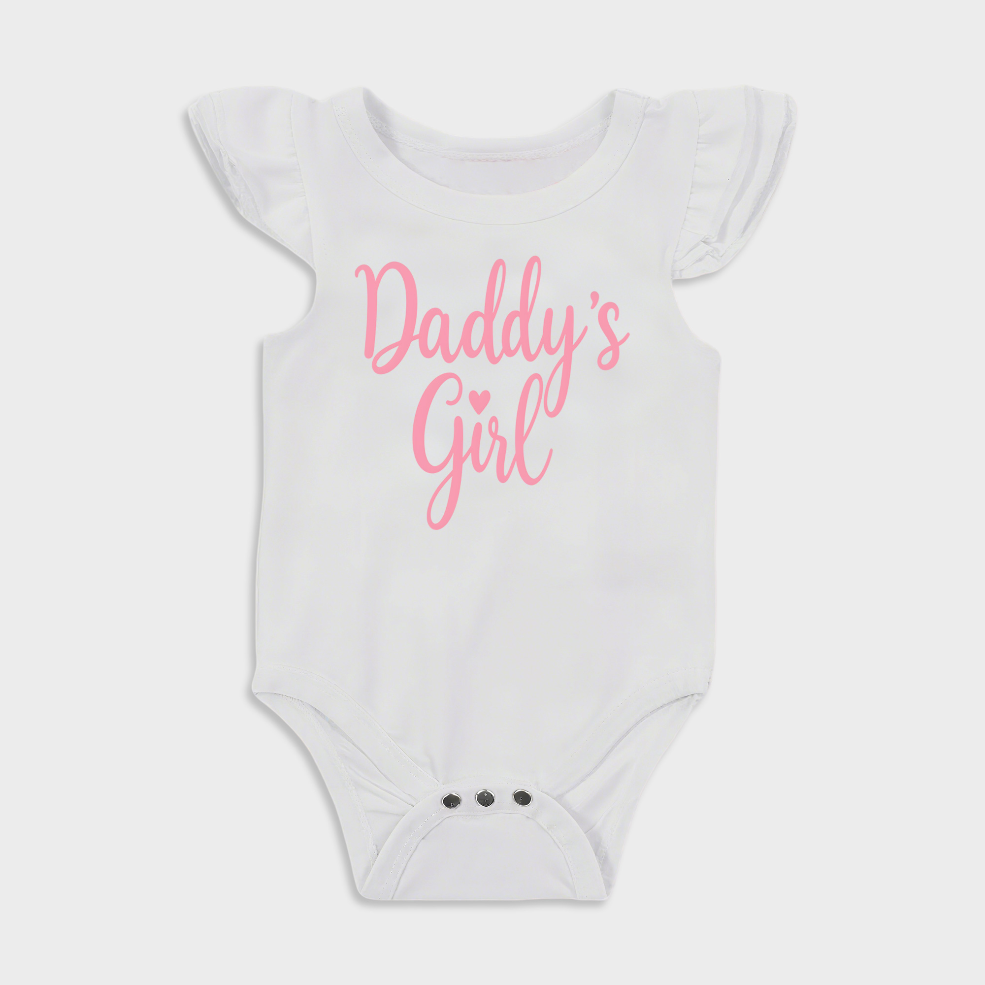Daddy's Girl - Baby Girl Ruffle Sleeve Bodysuits