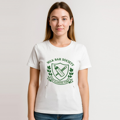 Easy Access Nursing Shirt | 24/7 Milk Bar Tee | totkeep | brand