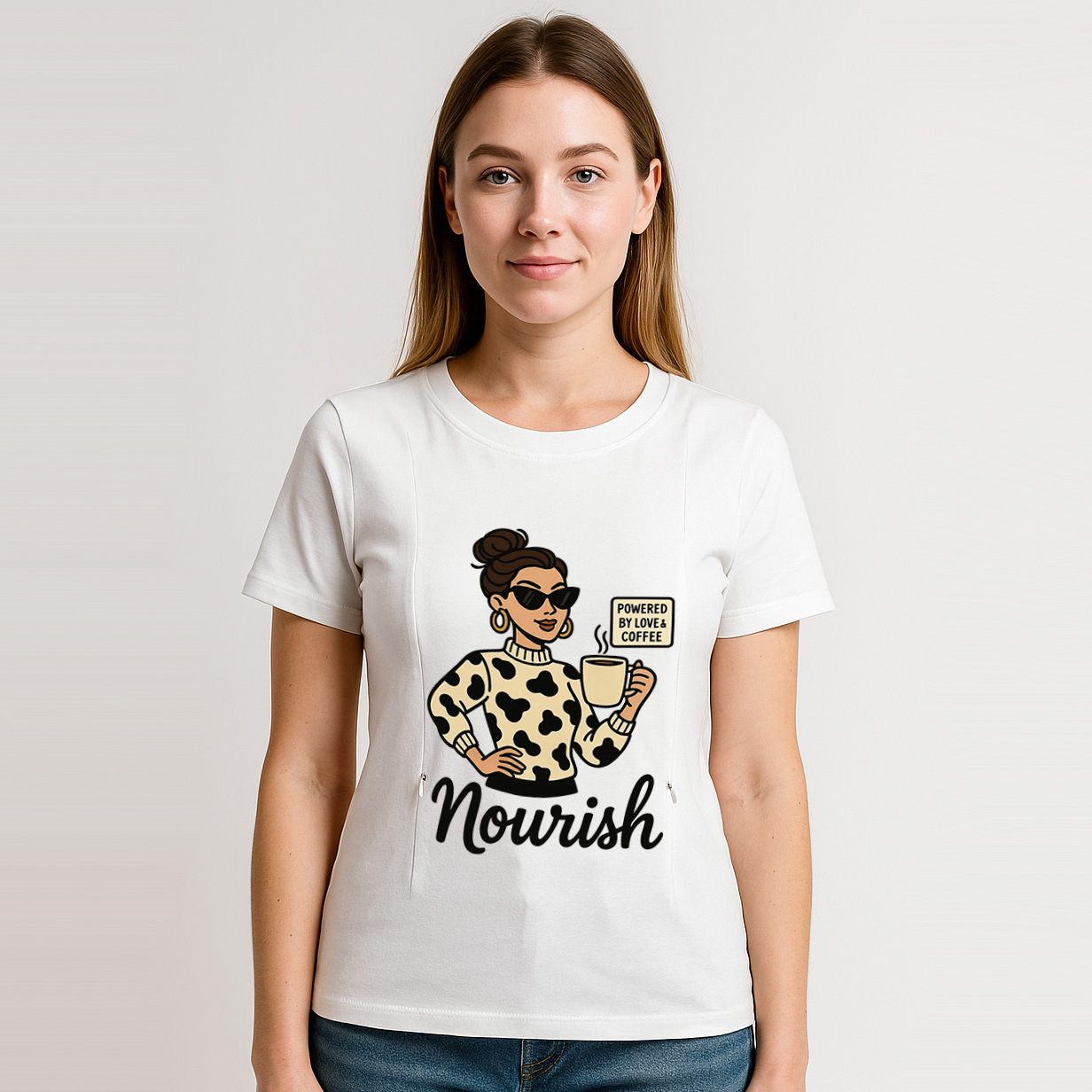 totkeeps Breastfeeding Top | Nourish Design with Zippers