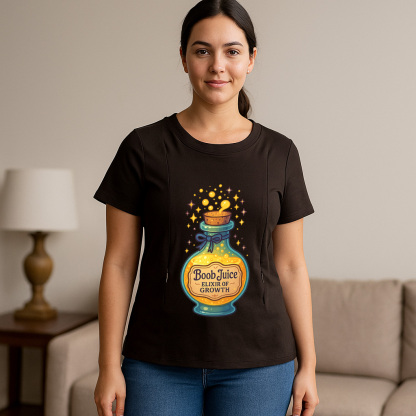 Easy Access Nursing Shirt | Boob Juice Dispenser | totk | brand