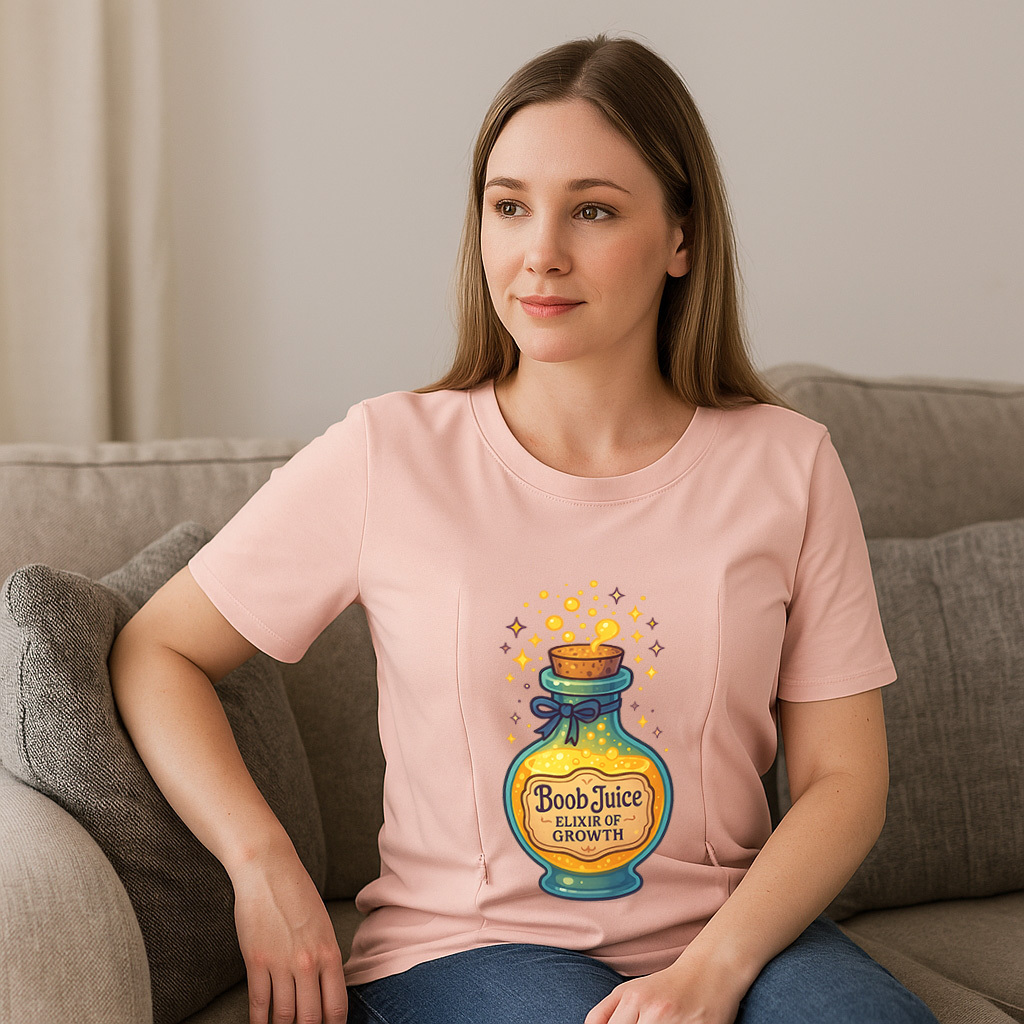 Easy Access Nursing Shirt | Boob Juice Dispenser | totk | brand