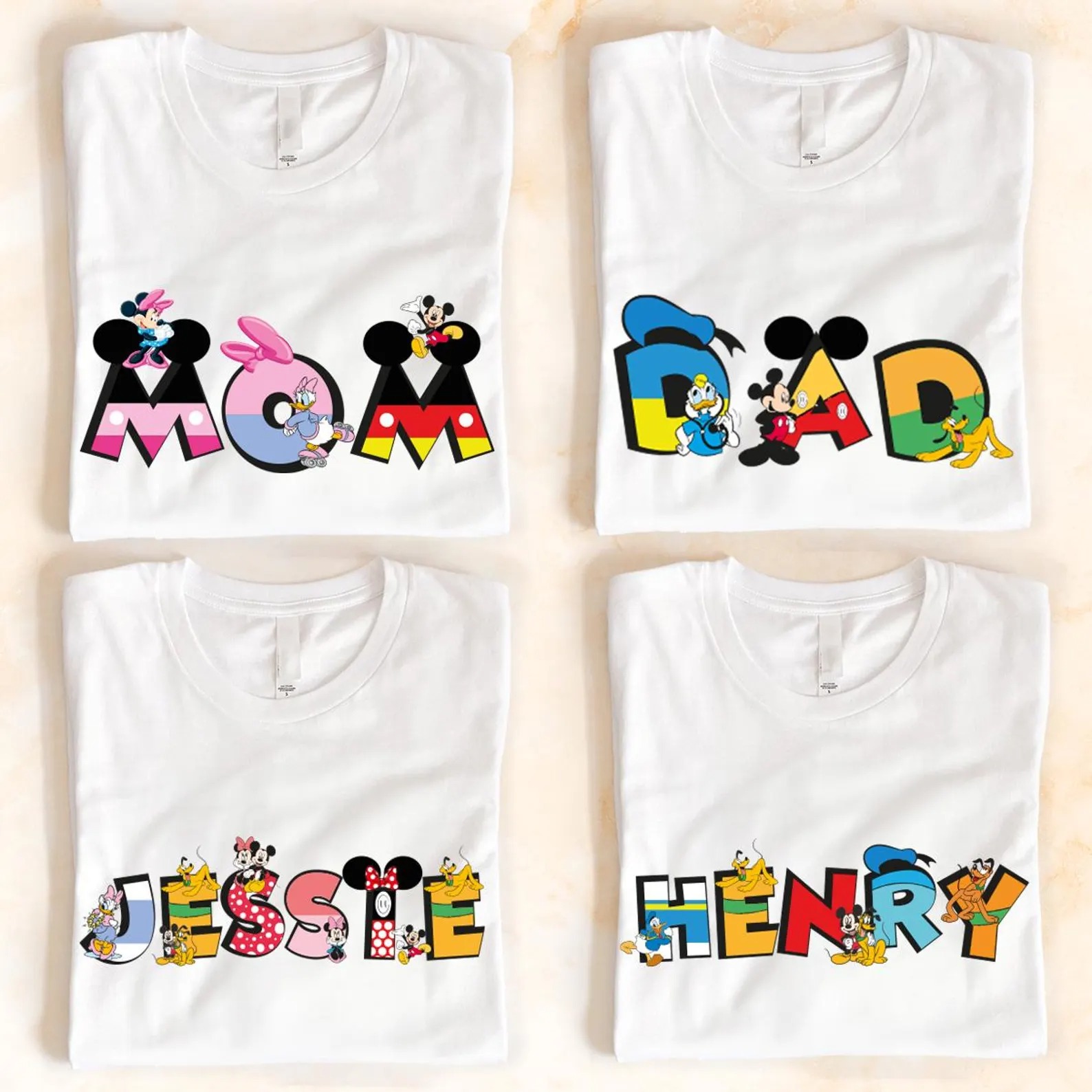 Father'S Day Family Matching T Shirt Disney Shirt fathers day gift