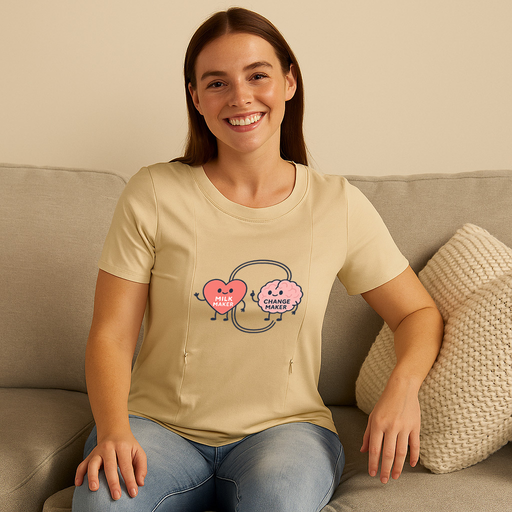 Side Zip Nursing Top for Moms | Milk Maker & Change Mak | brand