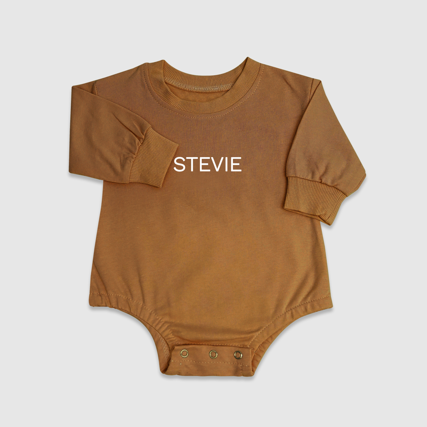 Personalized Pink My Name Graphic Sweatshirt Bubble Romper