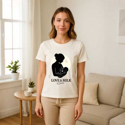 Side Zipper Nursing Top | Love & Milk Design | totkeeps | brand