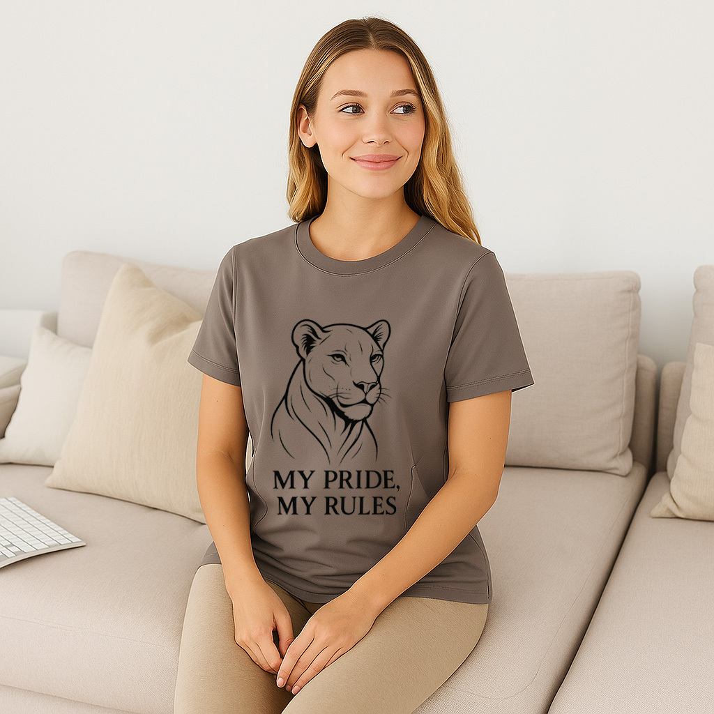 Breastfeeding T-Shirt for New Moms | "My Baby My Rules" | brand