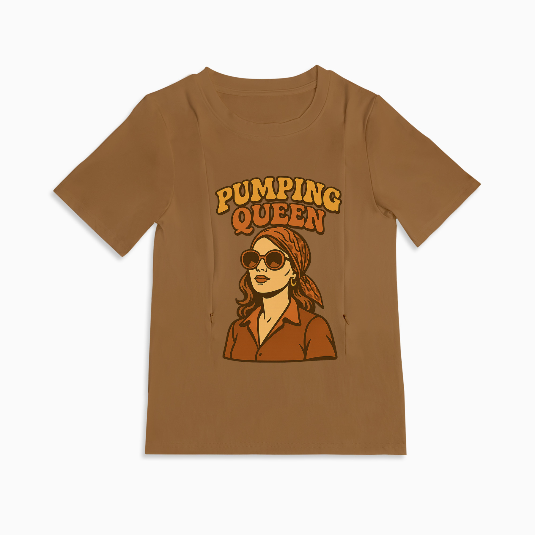 totkeeps Cotton Nursing Tee | Pumping Queen | Gift for New Moms