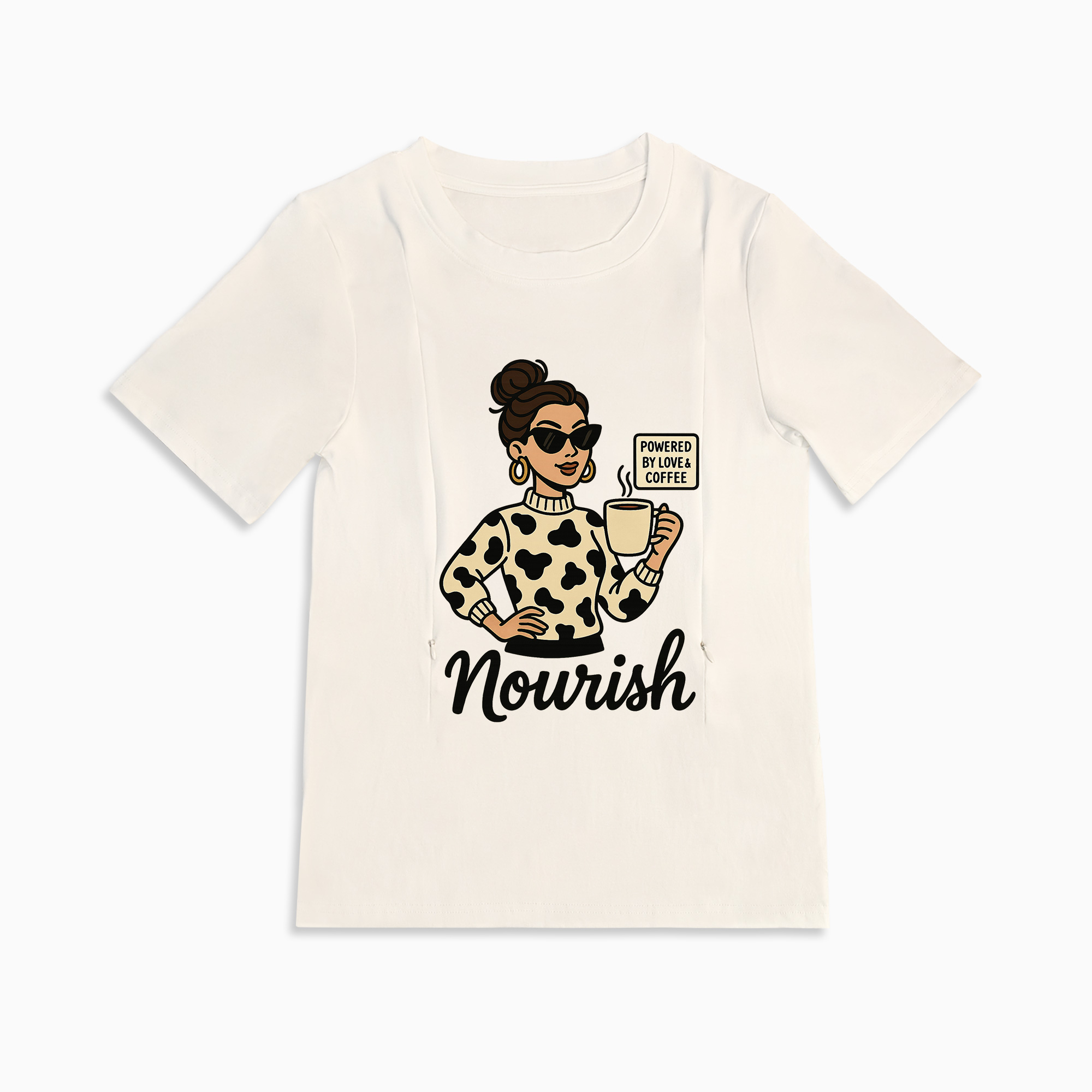 totkeeps Breastfeeding Top | Nourish Design with Zippers