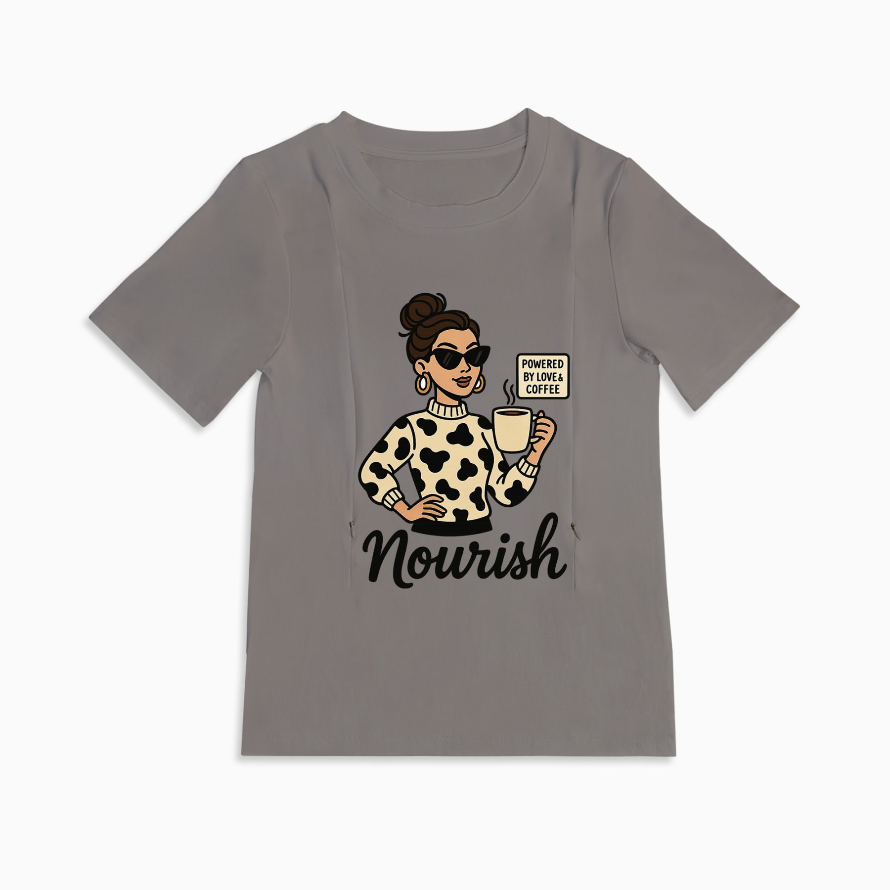 totkeeps Breastfeeding Top | Nourish Design with Zippers
