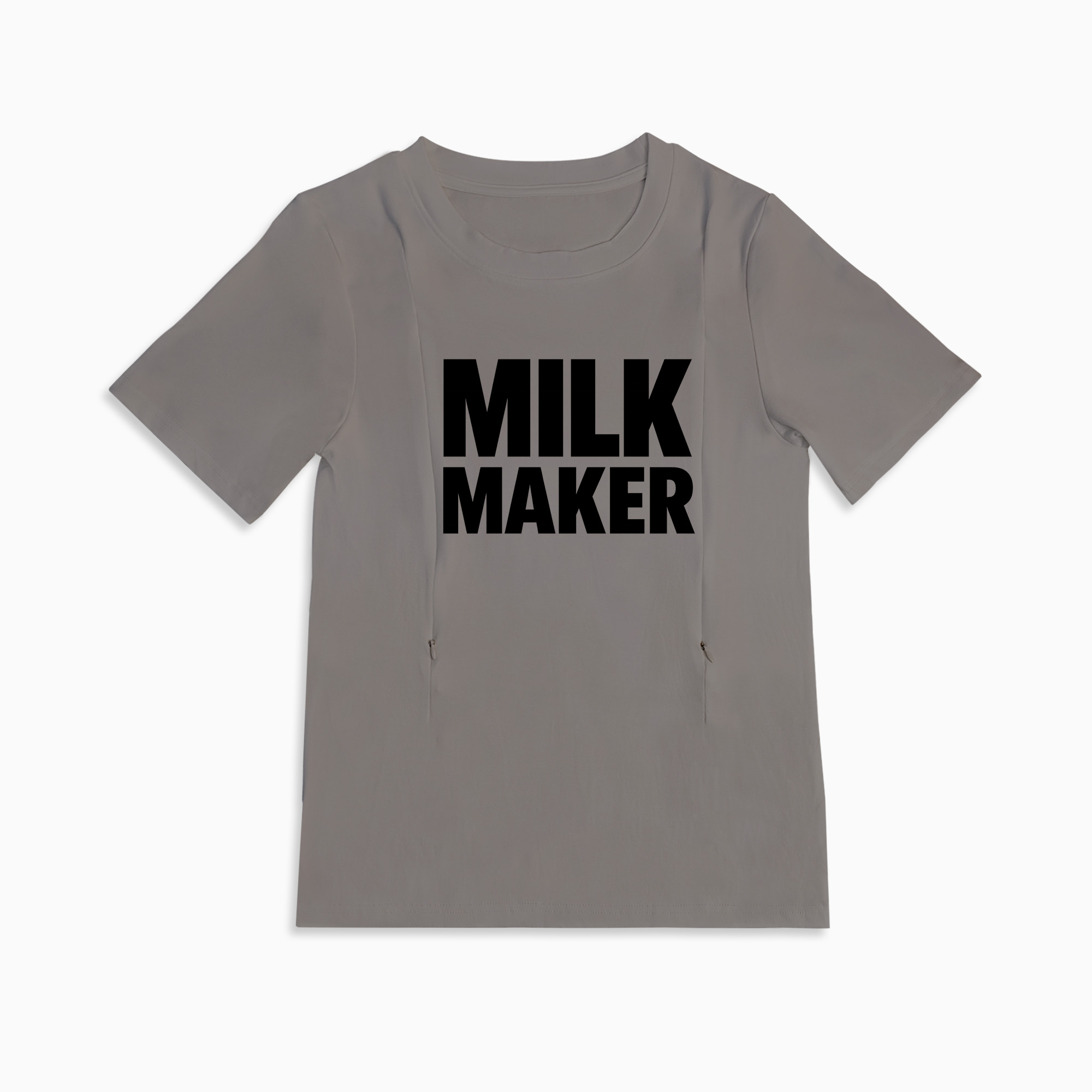 Totkeeps "Milk Maker" Nursing Tee | Side Zippers for Easy Breastfeeding