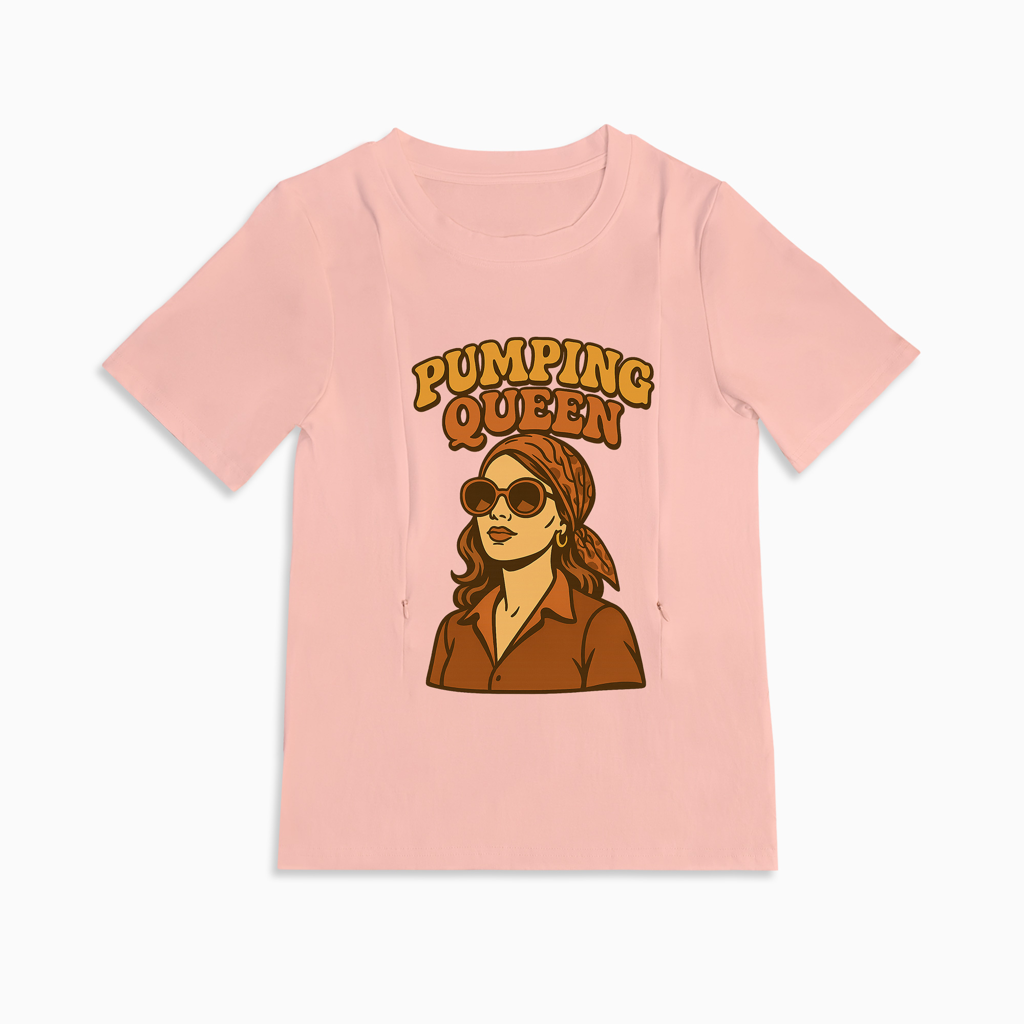 totkeeps Cotton Nursing Tee | Pumping Queen | Gift for New Moms