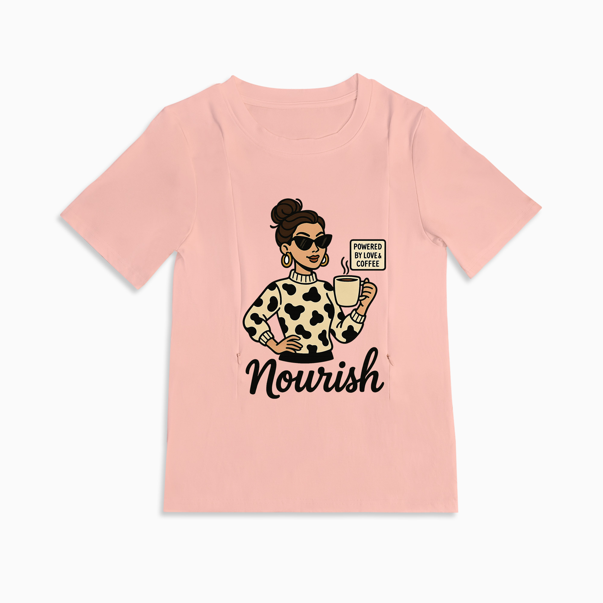 totkeeps Breastfeeding Top | Nourish Design with Zippers