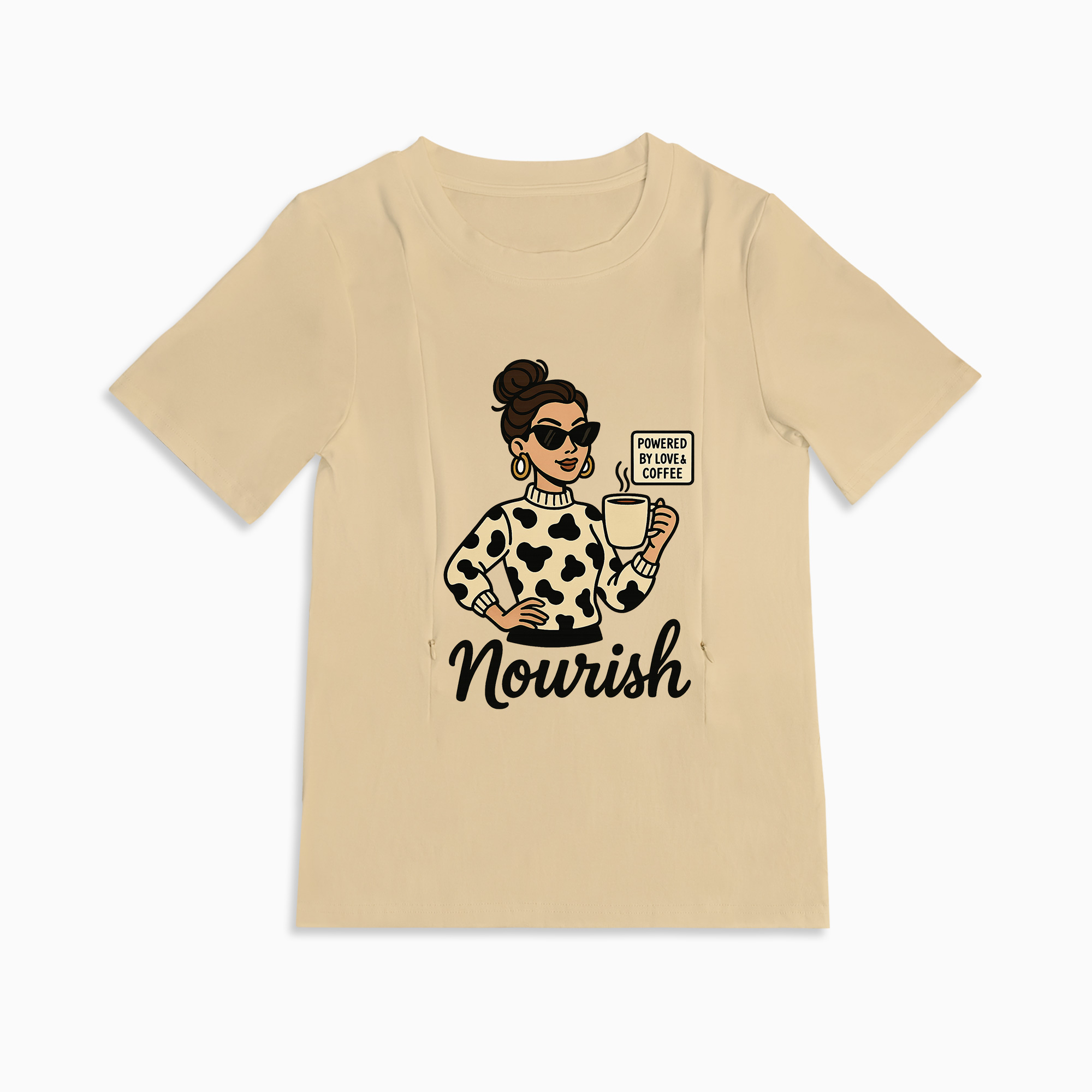 totkeeps Breastfeeding Top | Nourish Design with Zippers