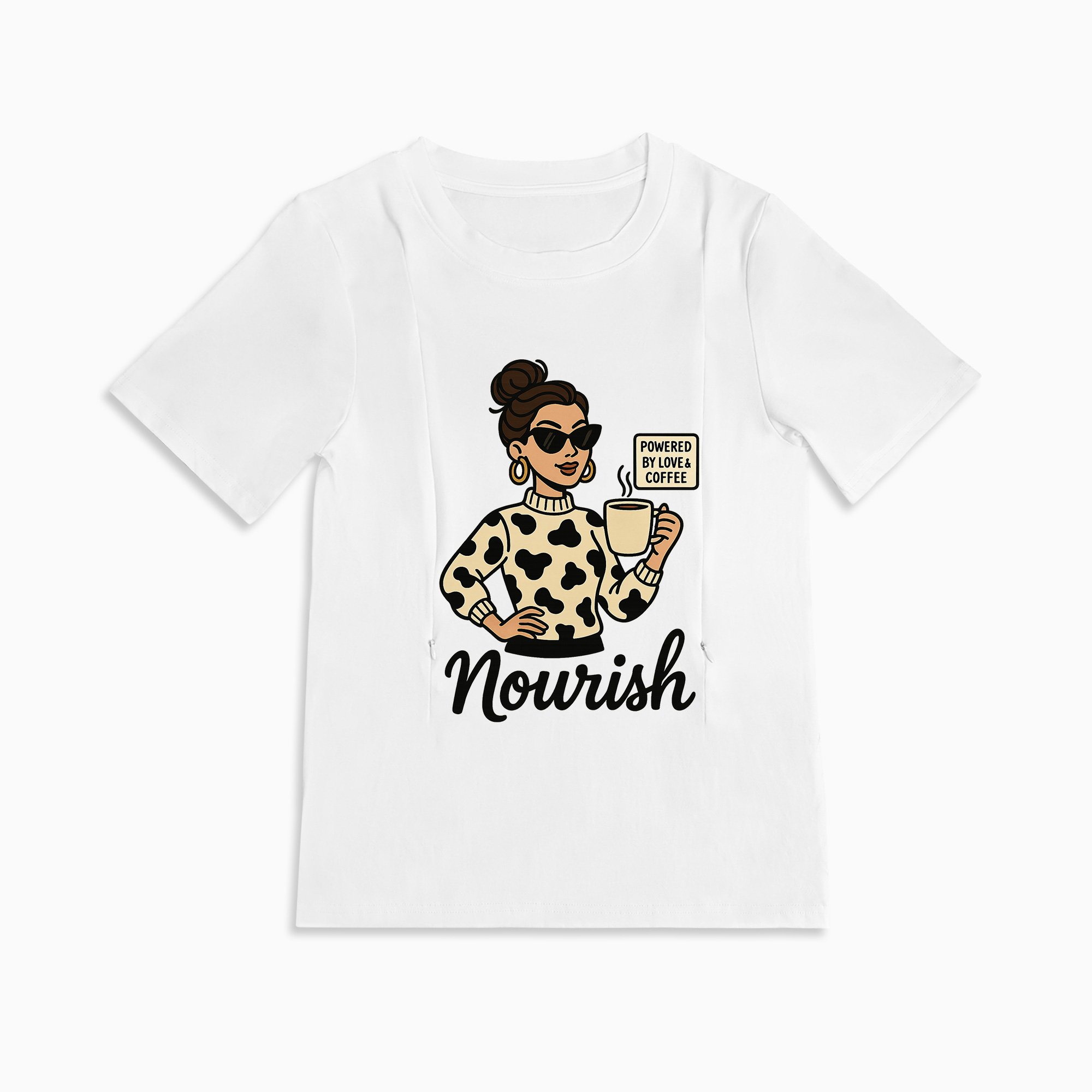 totkeeps Breastfeeding Top | Nourish Design with Zippers