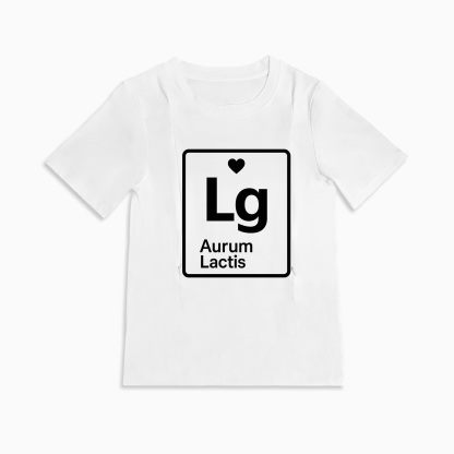 Side Zip Nursing Top for Moms | Liquid Gold Inside Slogan Tee by totkeeps