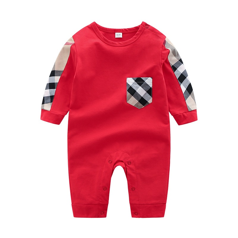 Baby Boy Summer Cotton Long-Sleeve Jumpsuits