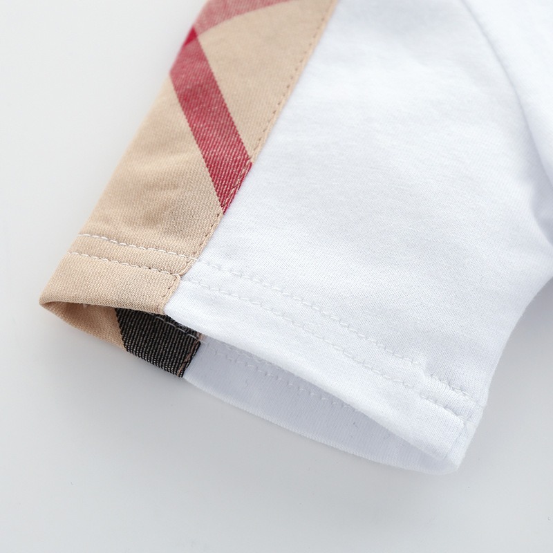 Baby Boy Summer Cotton Short-Sleeve Jumpsuits