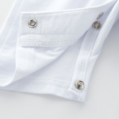 Baby Boy Summer Cotton Short-Sleeve Jumpsuits