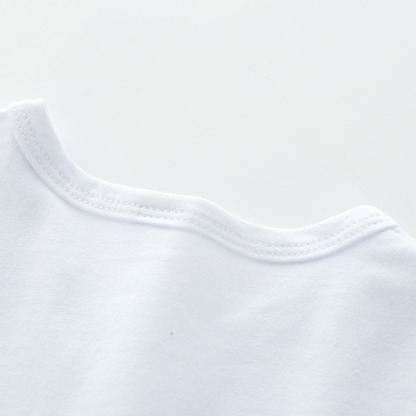 Baby Boy Summer Cotton Short-Sleeve Jumpsuits