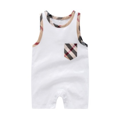 Baby Boy Cotton Sleeveless Jumpsuits