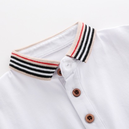 Toddler Boy Bow-Tie Lapel T-Shirt