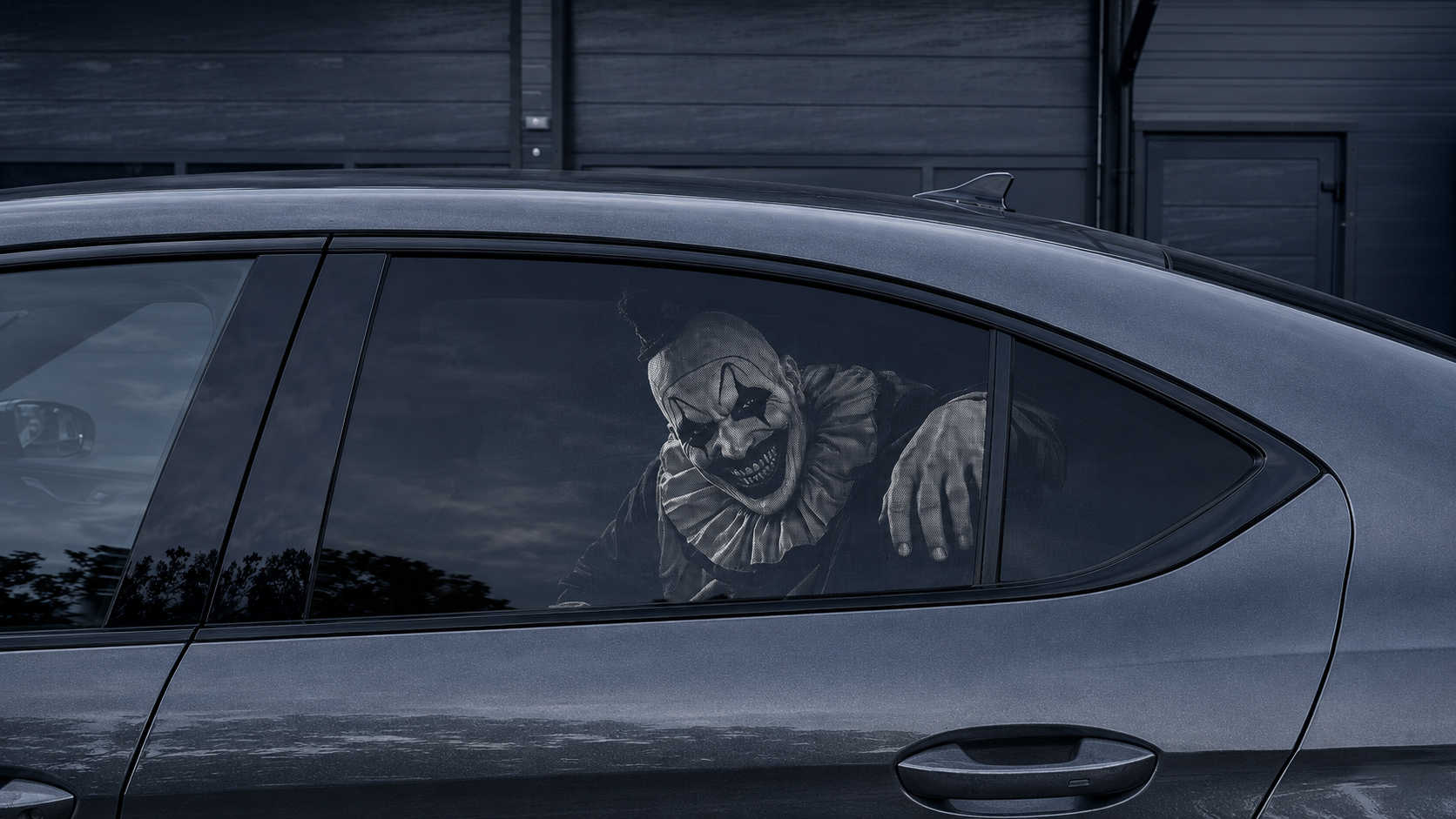 Art the Clown Terrifier Car Window Decal One Way Vision Universal Fit