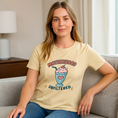 Postpartum Nursing Top | Funny Motherhood Unfiltered De | brand