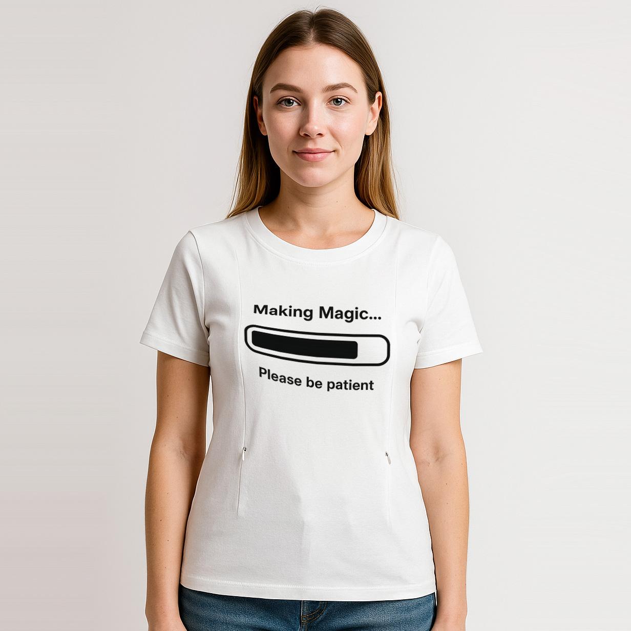Easy Access Nursing Shirt | Feminist Milk Machine Sloga | brand
