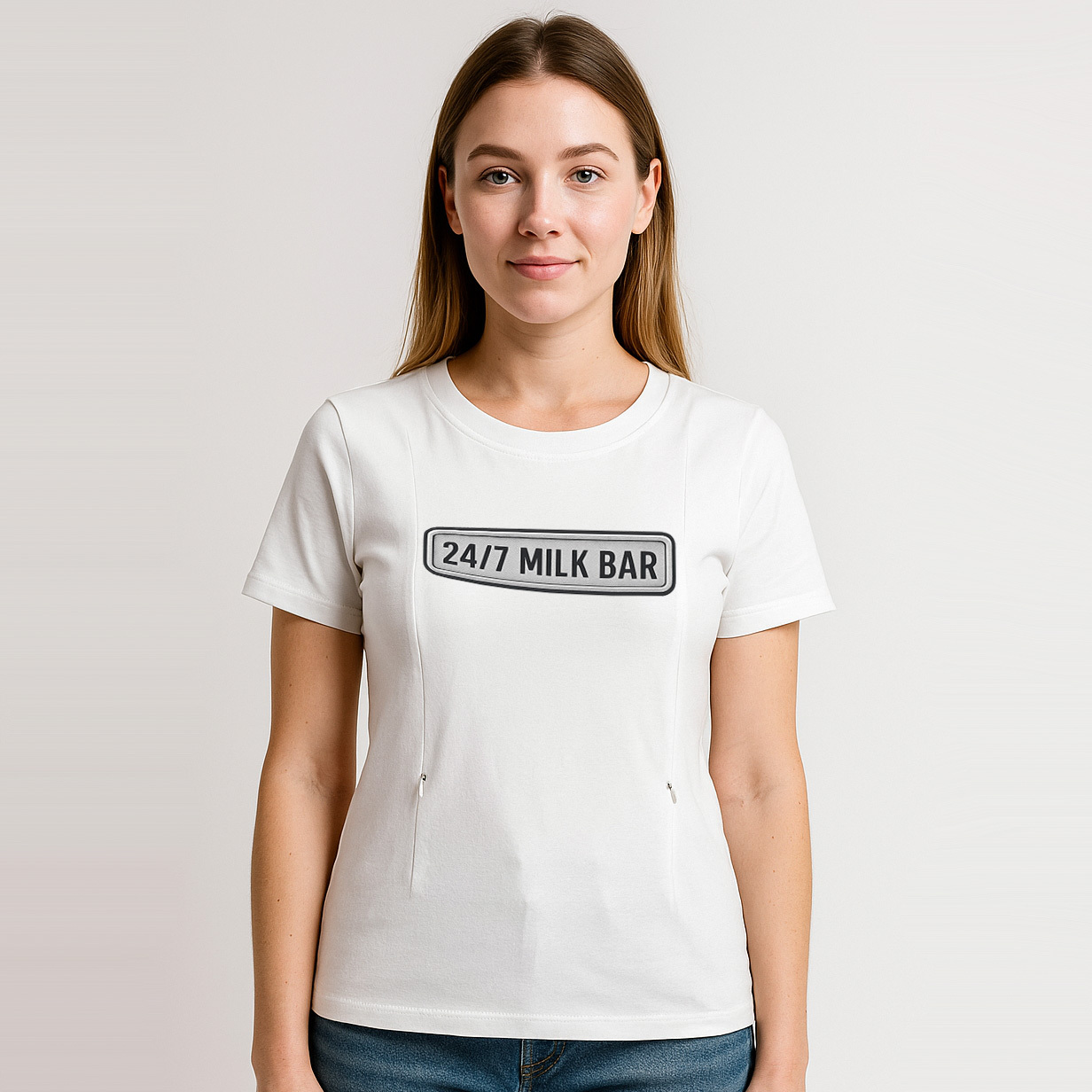 totkeeps Zipper Nursing Top | 24/7 Milk Bar | Comfy Bre | brand