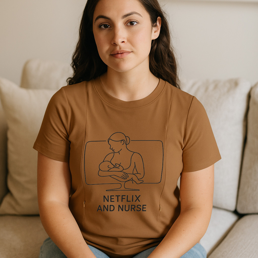 Graphic Nursing Tee | Netflix & Nurse Quote | Easy Side | brand