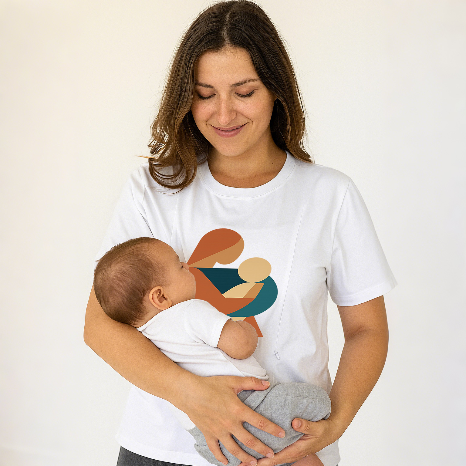 Strong as a Mother Postpartum Shirt | Stylish Tee with  | brand