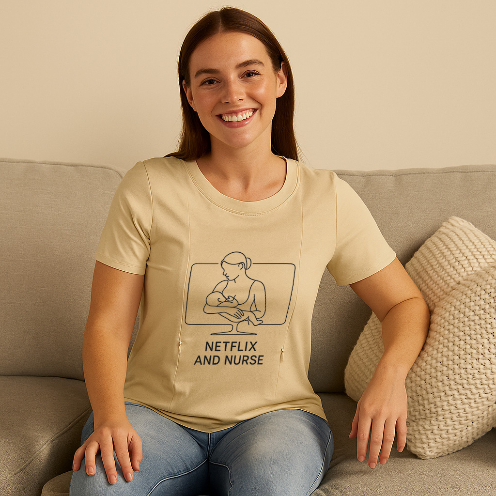 Graphic Nursing Tee | Netflix & Nurse Quote | Easy Side | brand