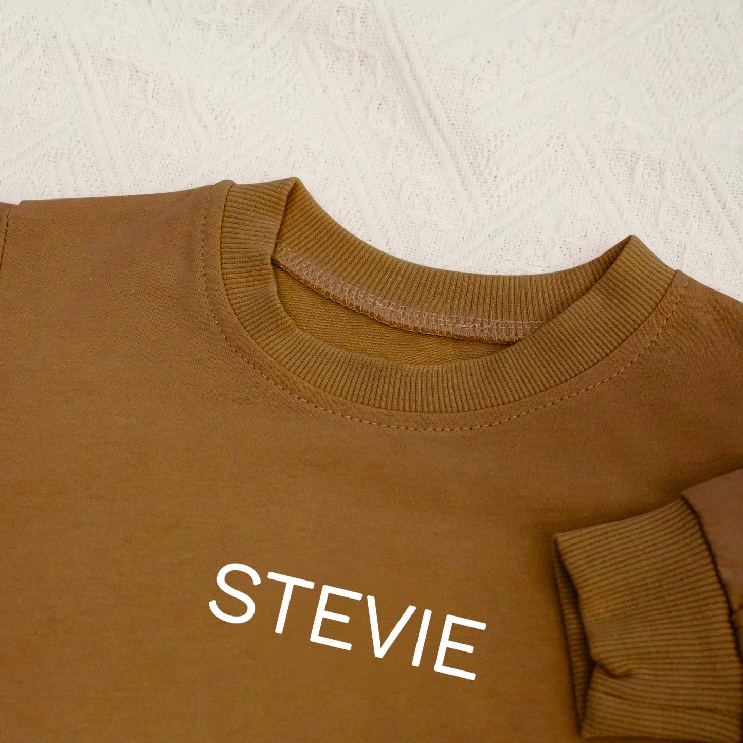 Personalized Pink My Name Graphic Sweatshirt Bubble Romper