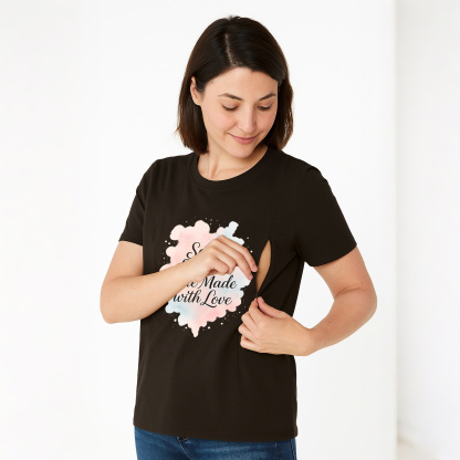 Cute Baby Shower Gift | "Snacks Made with Love" Nursing | brand