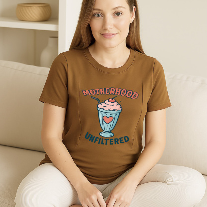 Postpartum Nursing Top | Funny Motherhood Unfiltered De | brand