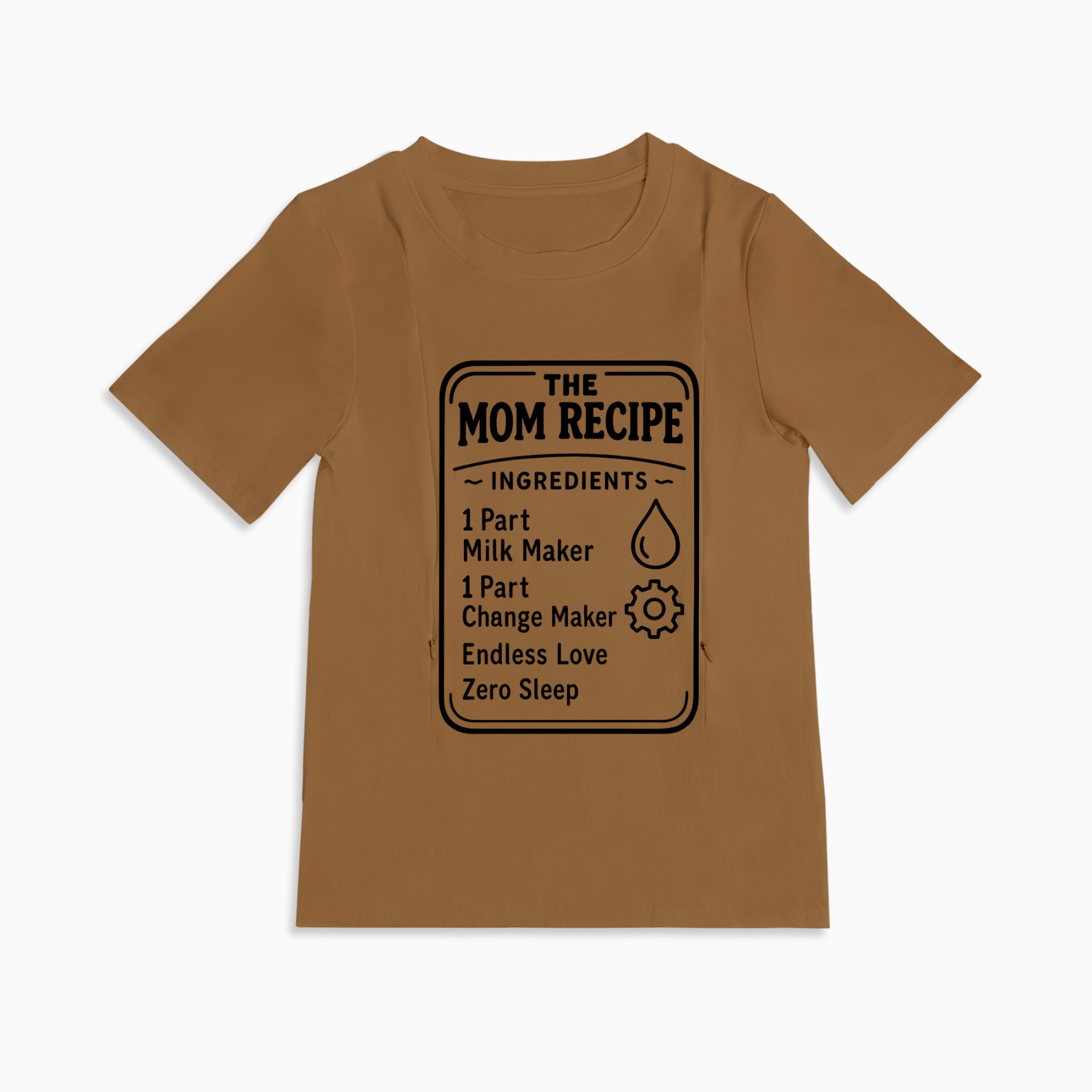 Easy Access Nursing Shirt | Milk Maker & Change Maker Slogan | Comfort & Style