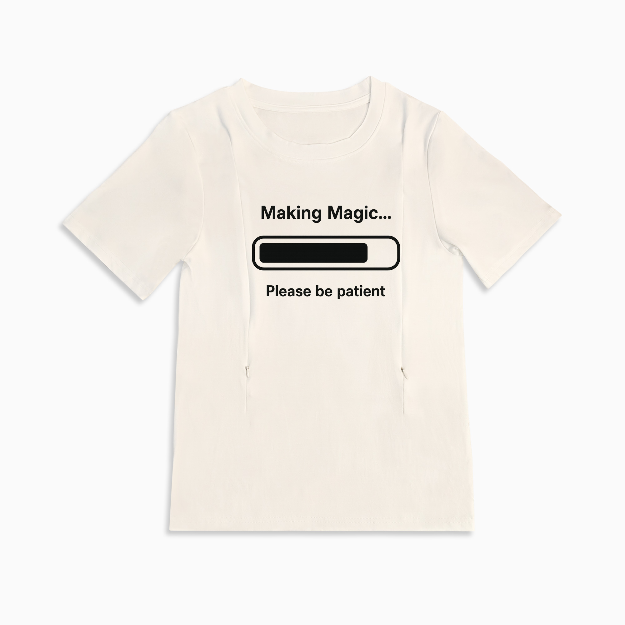 Easy Access Nursing Shirt | Feminist Milk Machine Slogan | Comfortable & Stylish