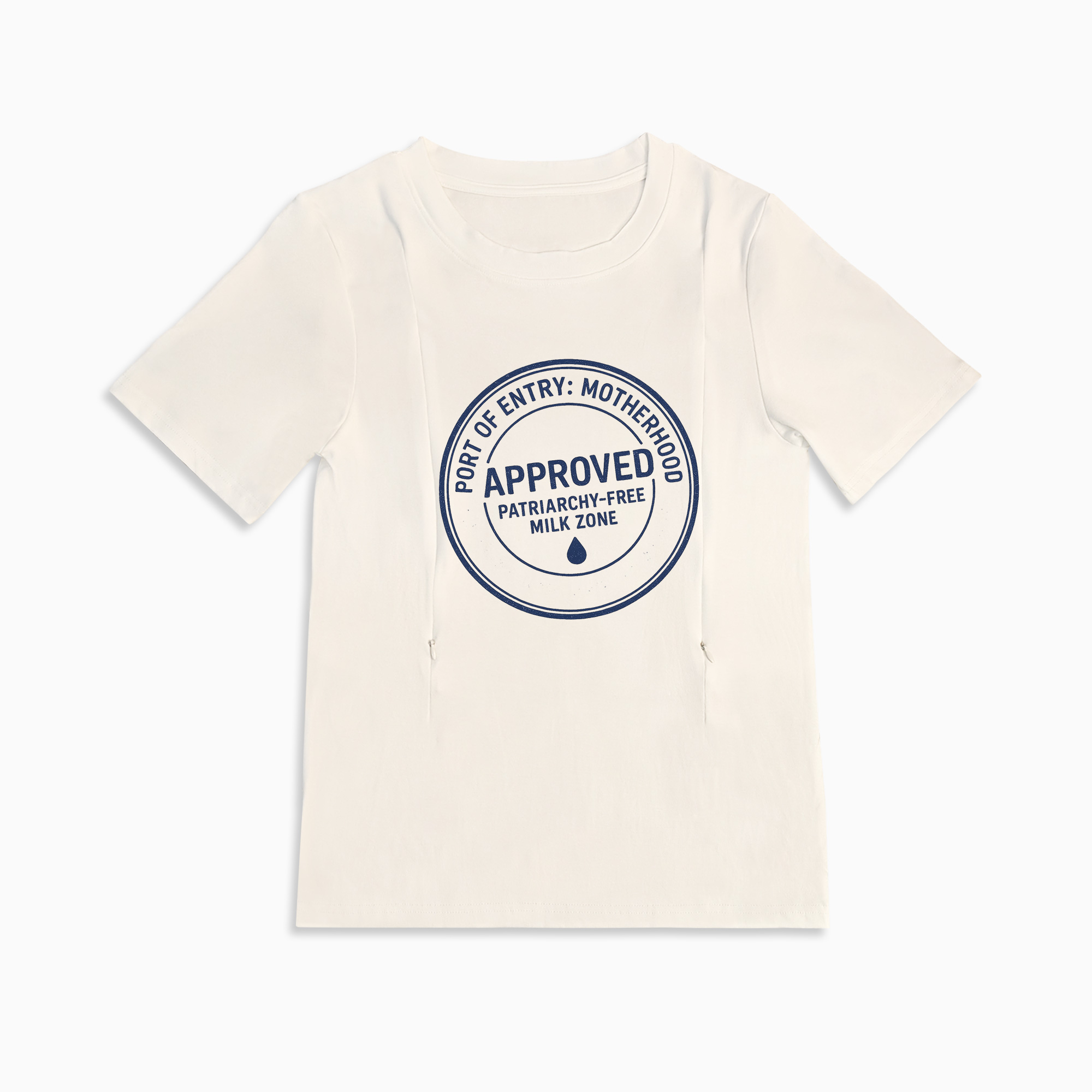 totkeeps Zipper Nursing Top | Confident & Comfy Breastfeeding Shirt
